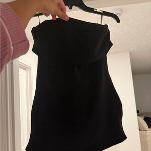 Elegant Black Strapless shirt